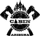 Cabin Whiskey and Grill logo top